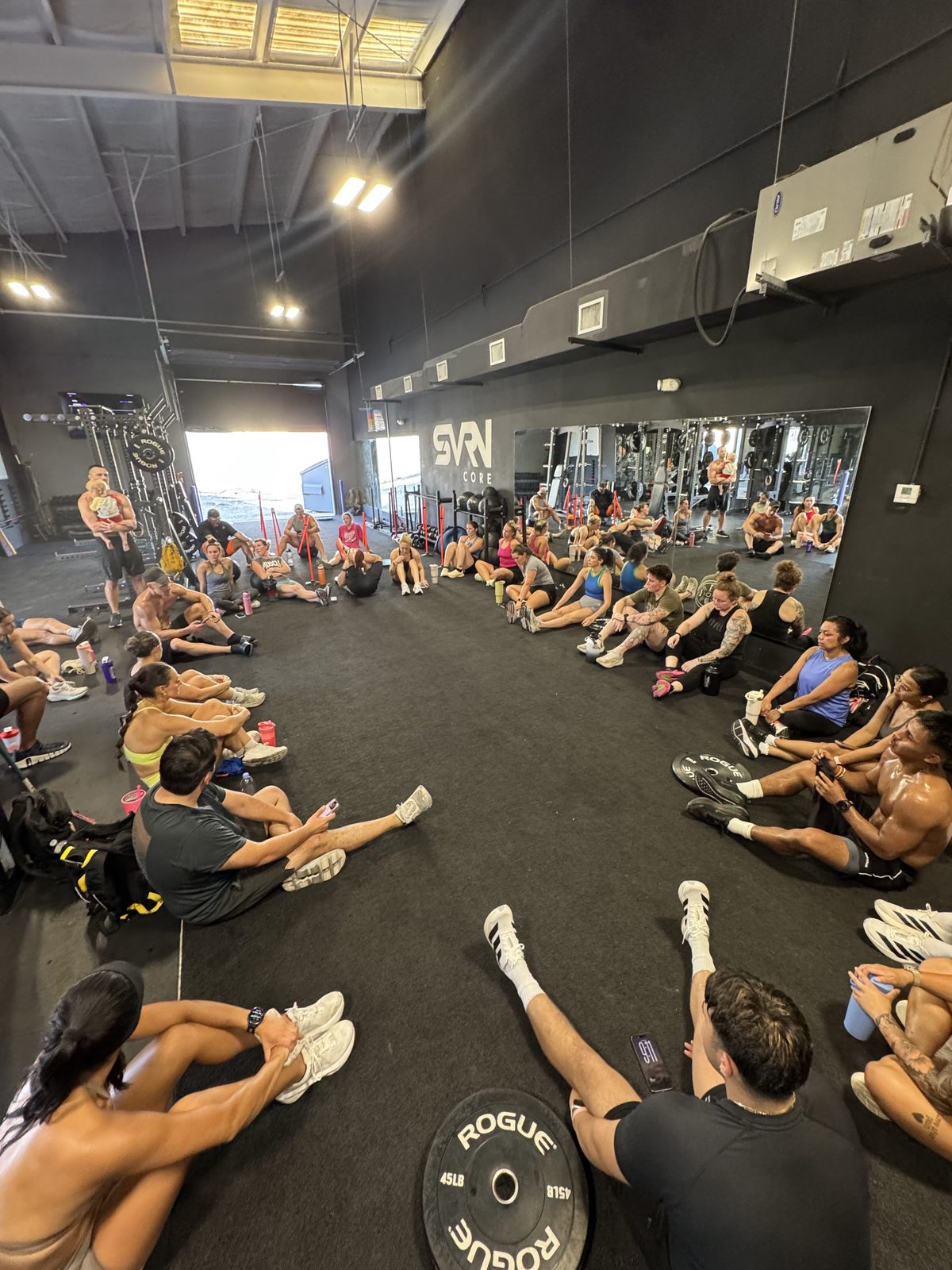 AIP community workout at SVRN Core